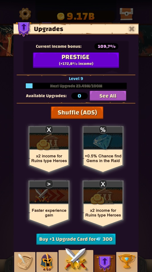 #3. Idle Raids of the Dice Heroes (iOS) Podle: DreamGate