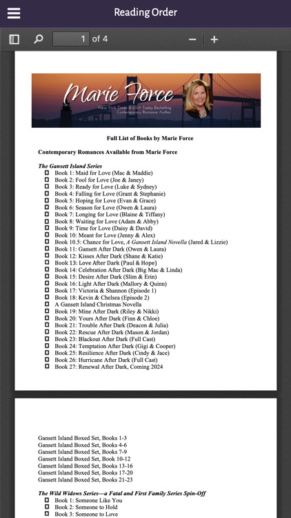 Marie Force Author screenshot-3