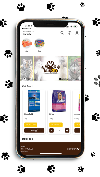 Pets City App Screenshot