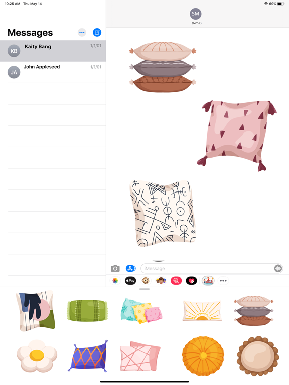 Screenshot #5 pour Pillow Fight Stickers