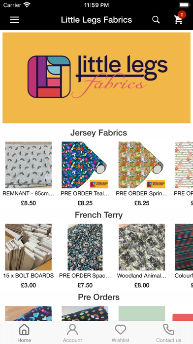 Little Legs Fabric Screenshot