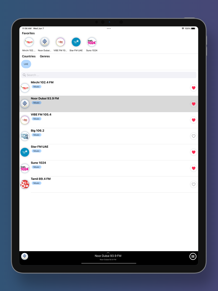 UAE Radio Stations - News Live