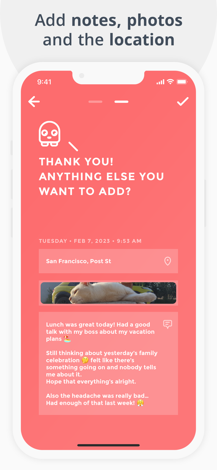 Emotion Tracker Moodistory