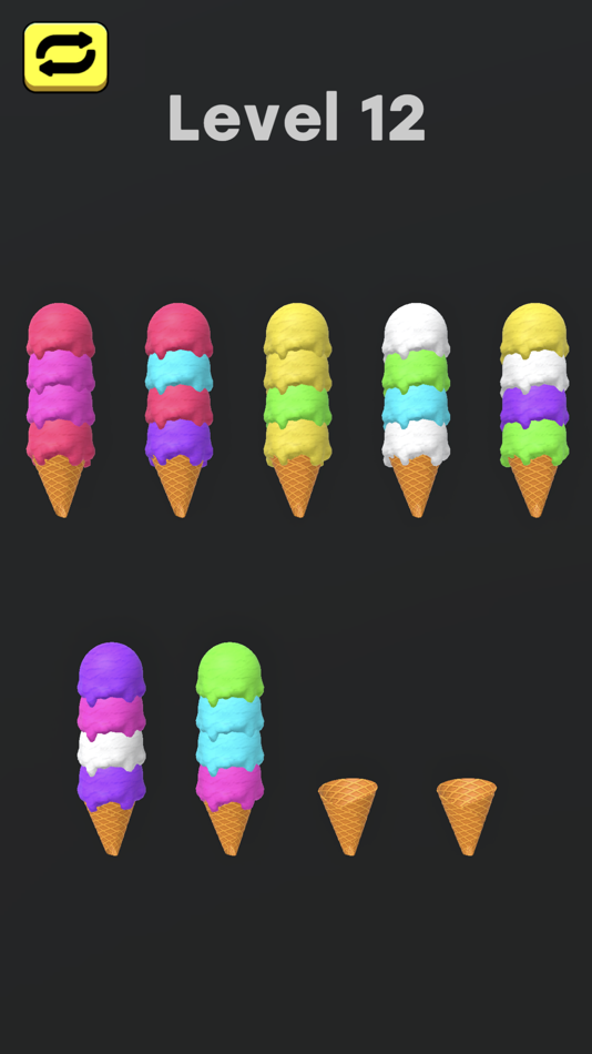 #8. Ice Cream Sort (iOS) 来自: Indigo Bunting