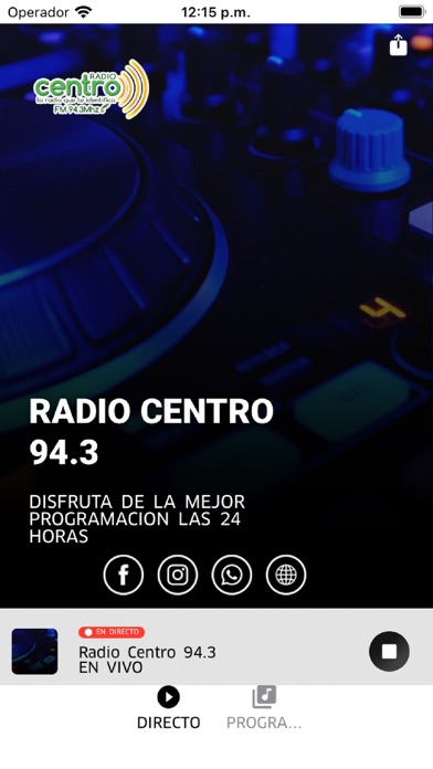 Radio Centro 94.3 Screenshot
