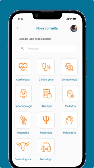 Clique Consultas Screenshot