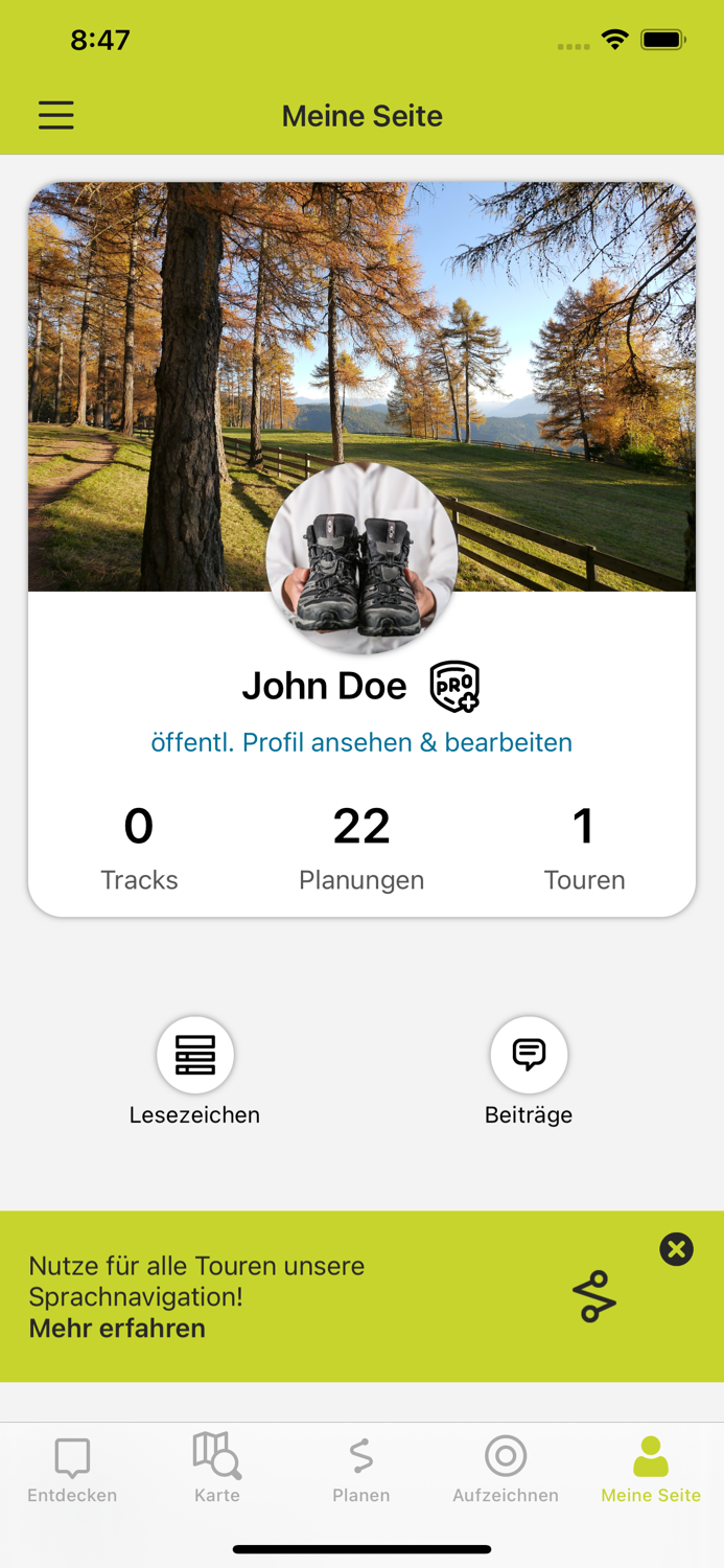 Unterwegs im Naturschutzgebiet