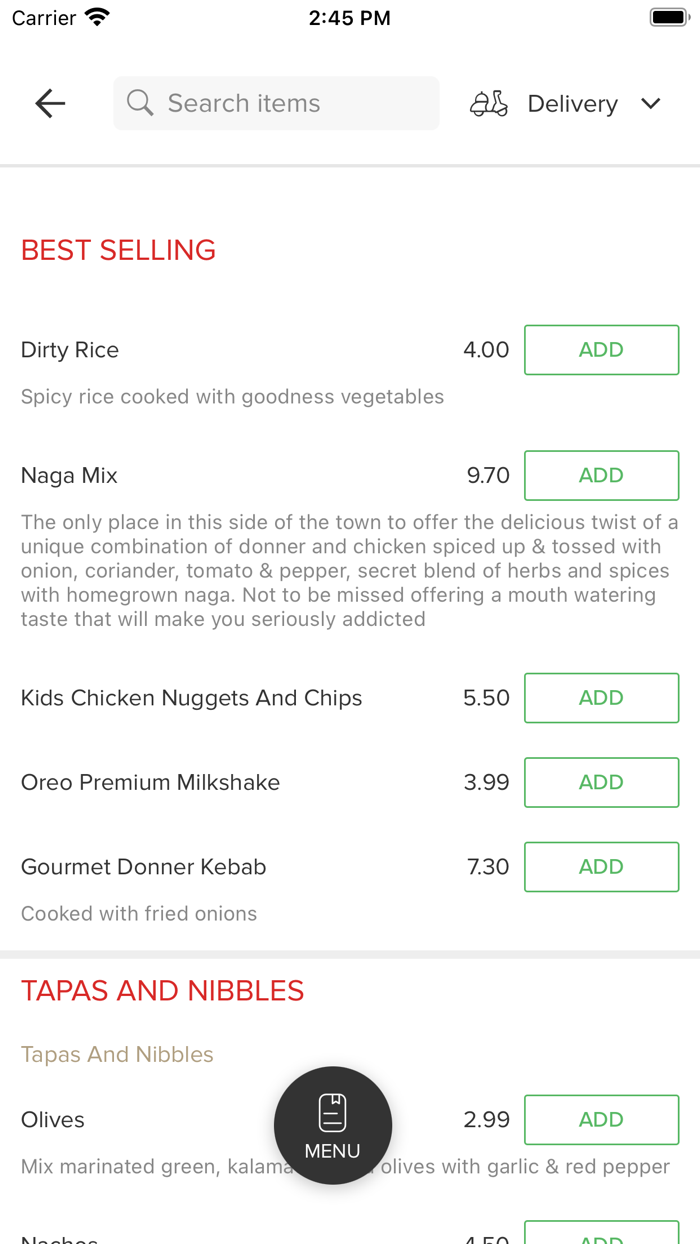 Flame Grill and Dessert