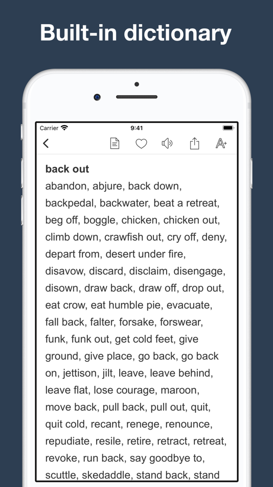 #5. Moby Thesaurus - extended (iOS) 由: Thuy Duong