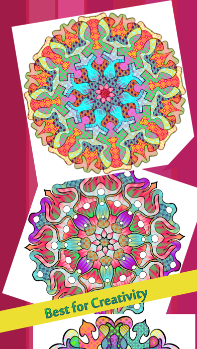 Color Surreal Mandala Coloring Screenshot