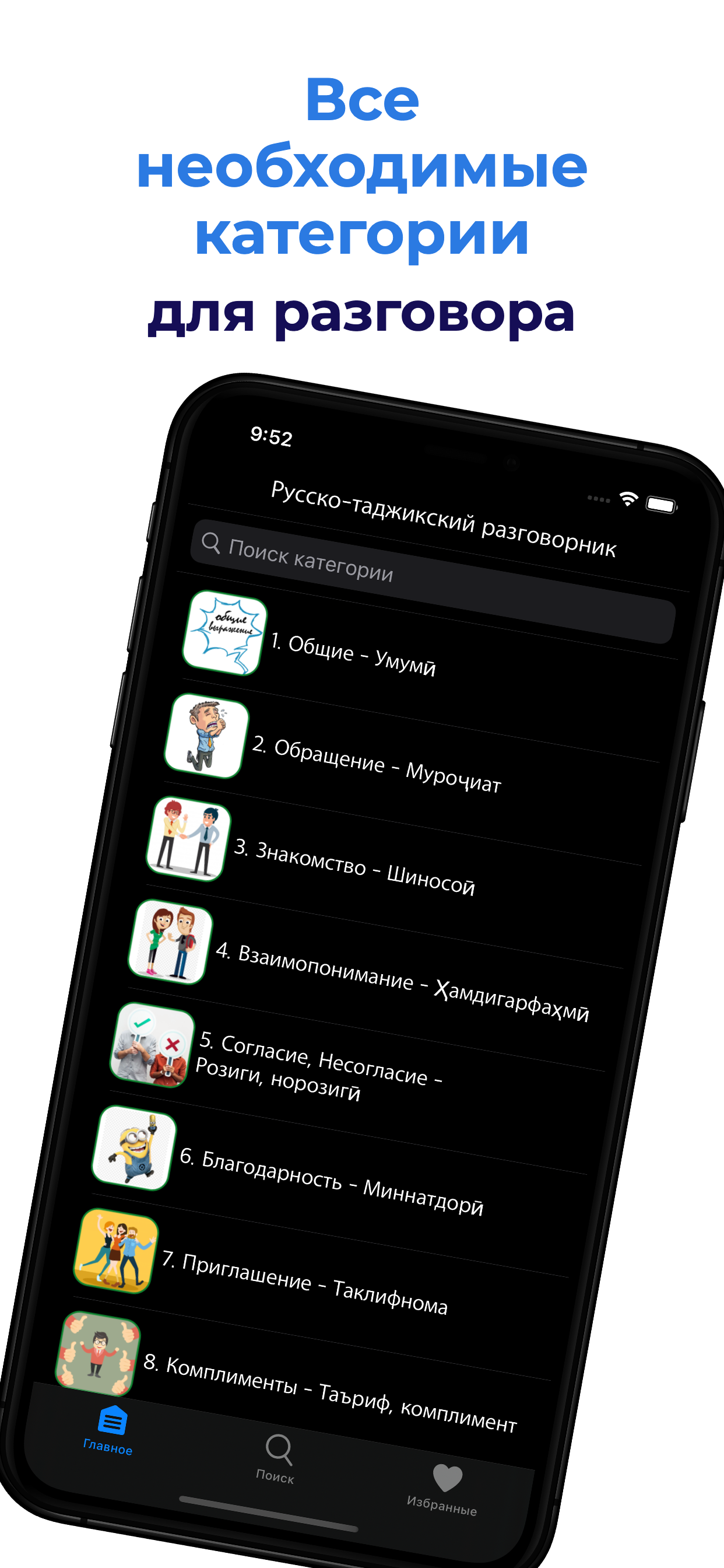 Ru-Tj разговорник