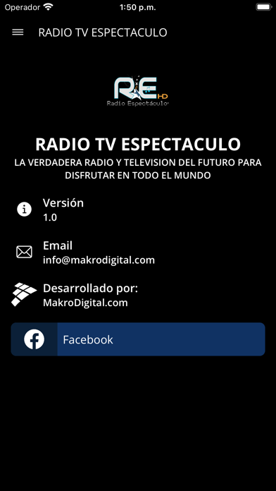 Radio Espectaculo TV Screenshot