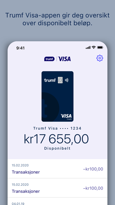 Trumf Visa Screenshot