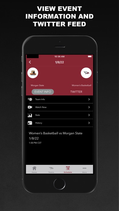 NCCU Eagles Athletics Screenshot