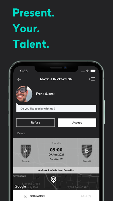 FOTBALR - Invite, Create, Play Screenshot