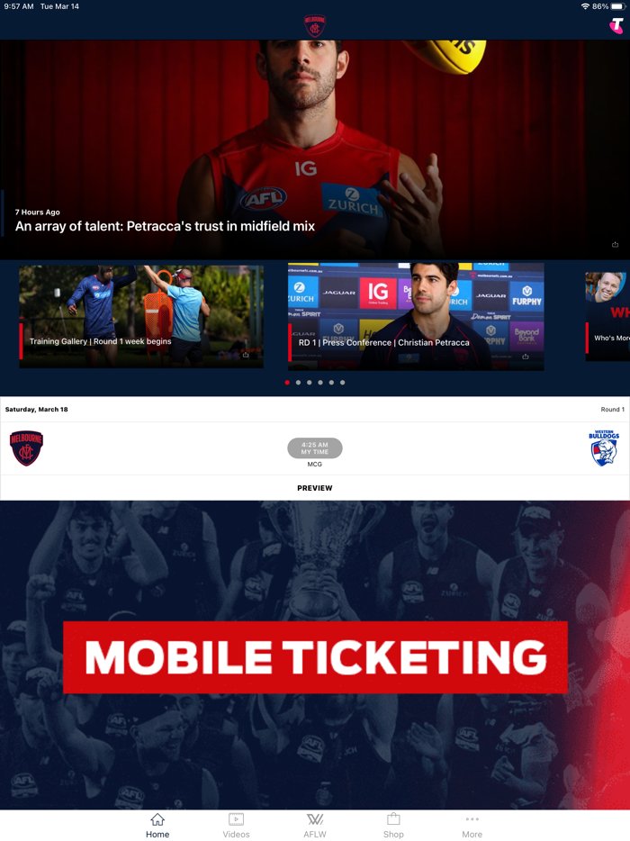 Melbourne Official App