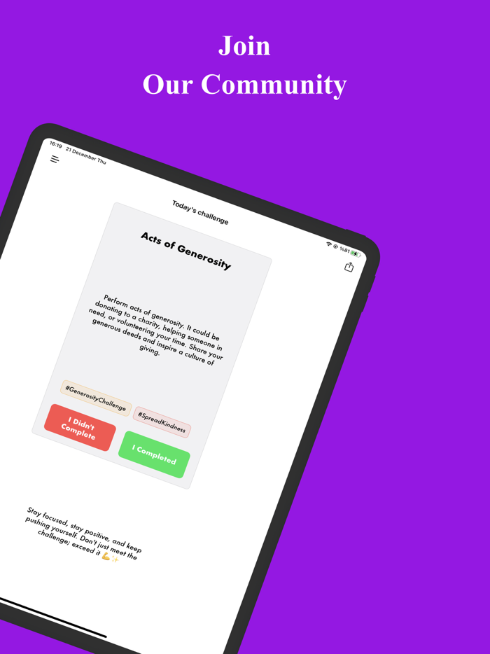ChallengeMe — Daily Challenges
