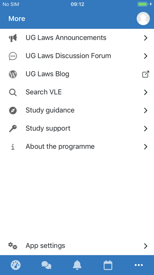 #3. UG LAWS VLE (iOS) 来自: University of London