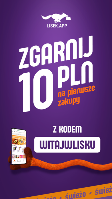 Lisek: Zakupy Online z Dostawą Screenshot