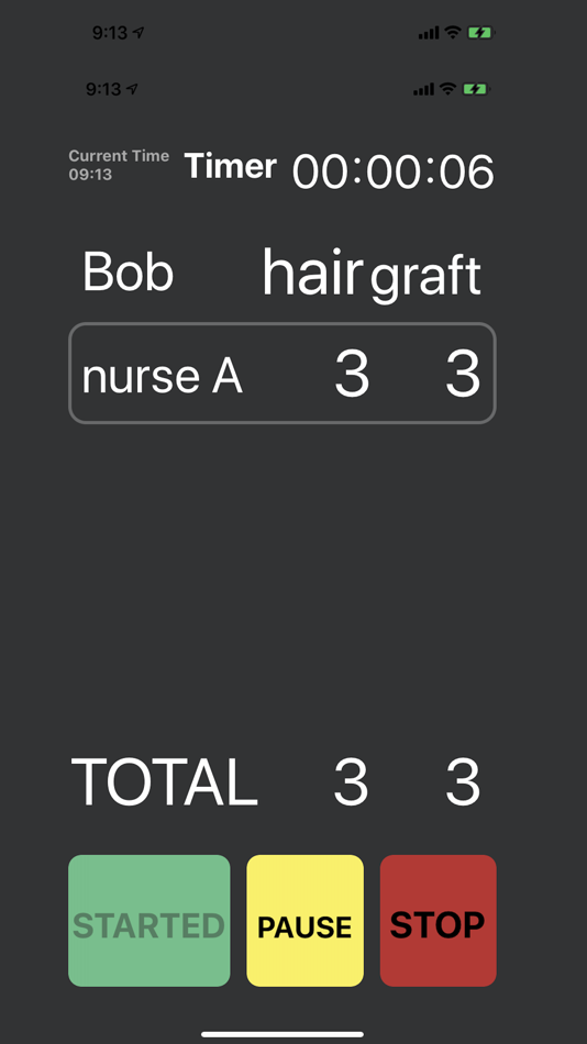 #1. Hair transplant counter (iOS) 由: DCDC INC.