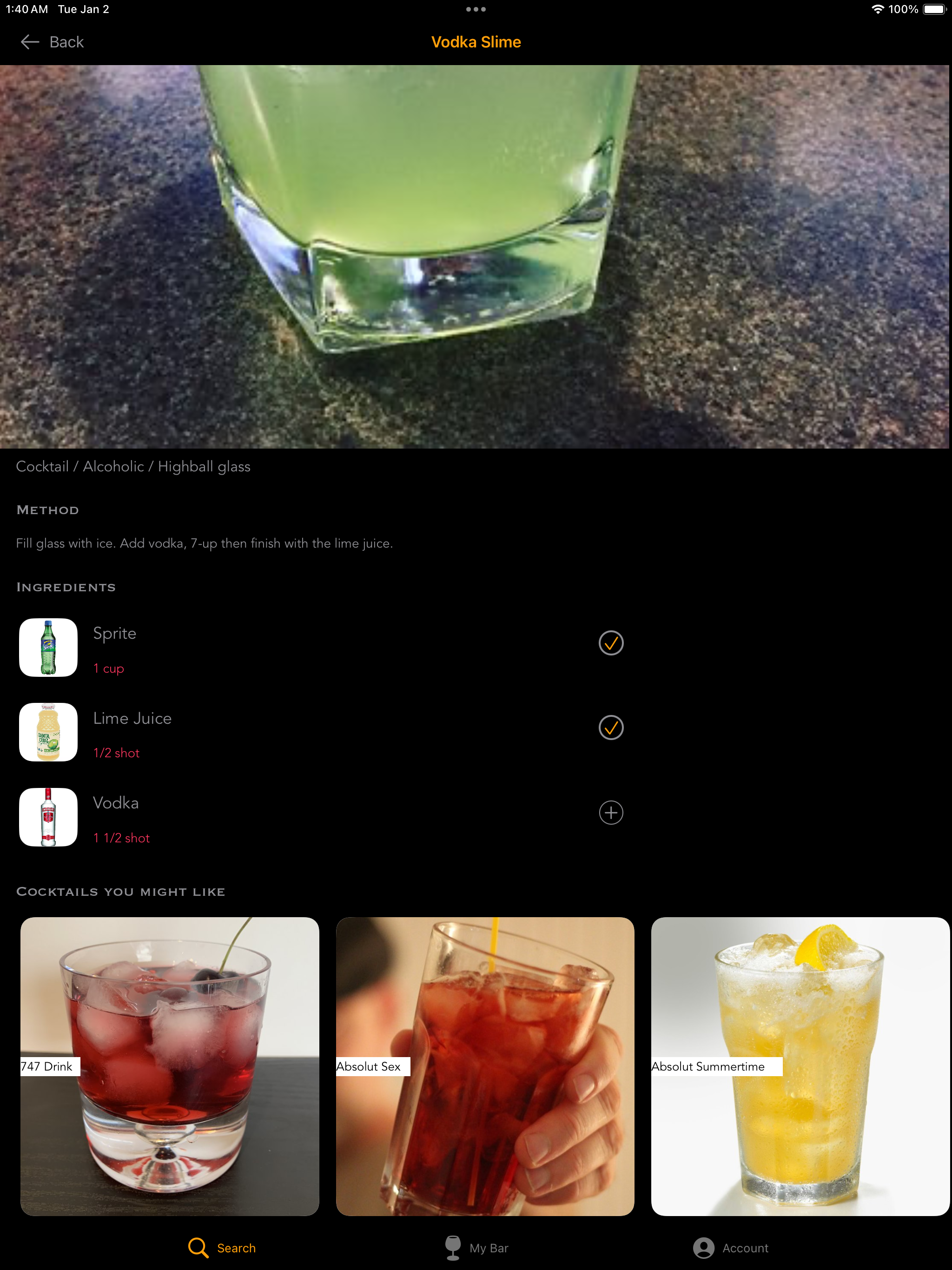 Cocktail Recipes Network