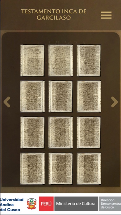 Screenshot 3 of Testamento del Inka Garcilaso App