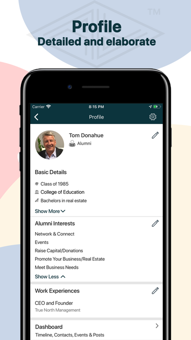 Alumni - Purdue Univ. Screenshot