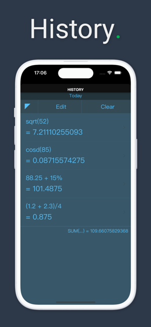 Calculator´ Screenshot