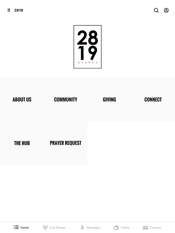 2819 CHURCH iPad screenshot 1 - Education app