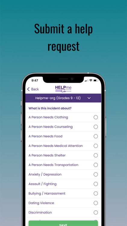 HELPme - Support and Resources screenshot-3