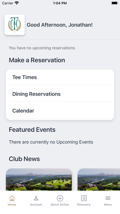 Town & Country Club Screenshot