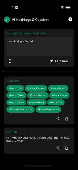 Game screenshot AI Hashtag & Caption Generator hack