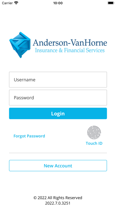 Anderson-VanHorne Insurance Screenshot