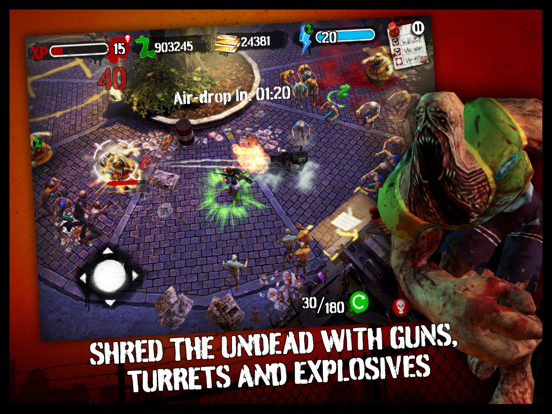 Zombie HQ iPad app afbeelding 3