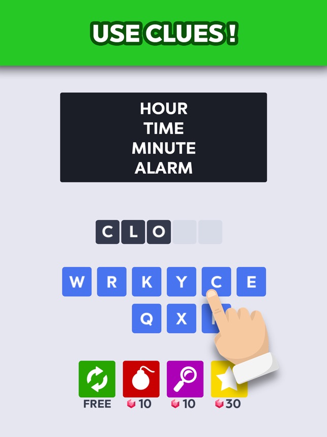 Word Wall - A challenging and fun word association brain game by