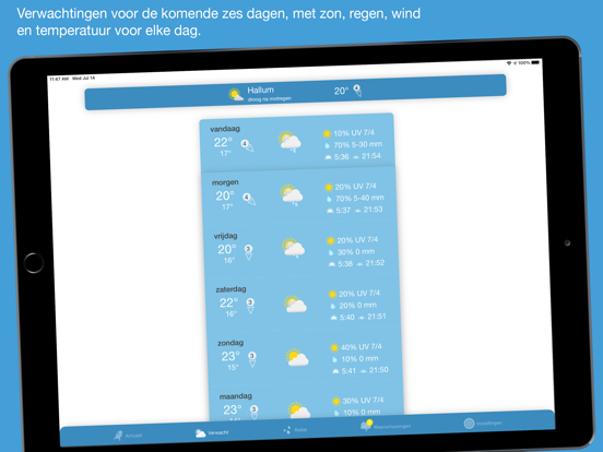 Screenshot #5 pour Weerbericht Nederland