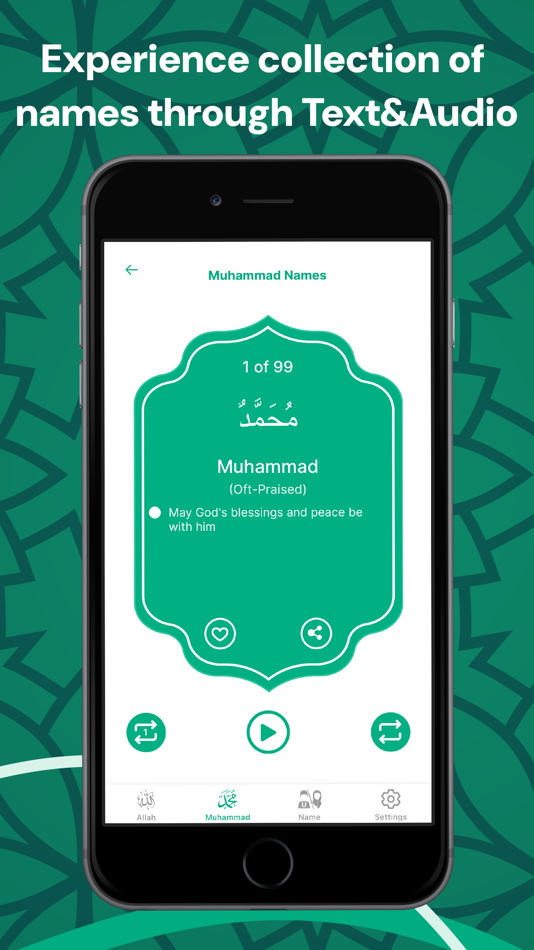 #5. 99 Names of Allah & Sounds (iOS) Podle: Shaikh Mohammad