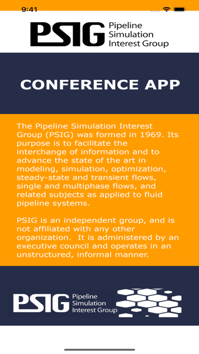 PSIG Events Screenshot