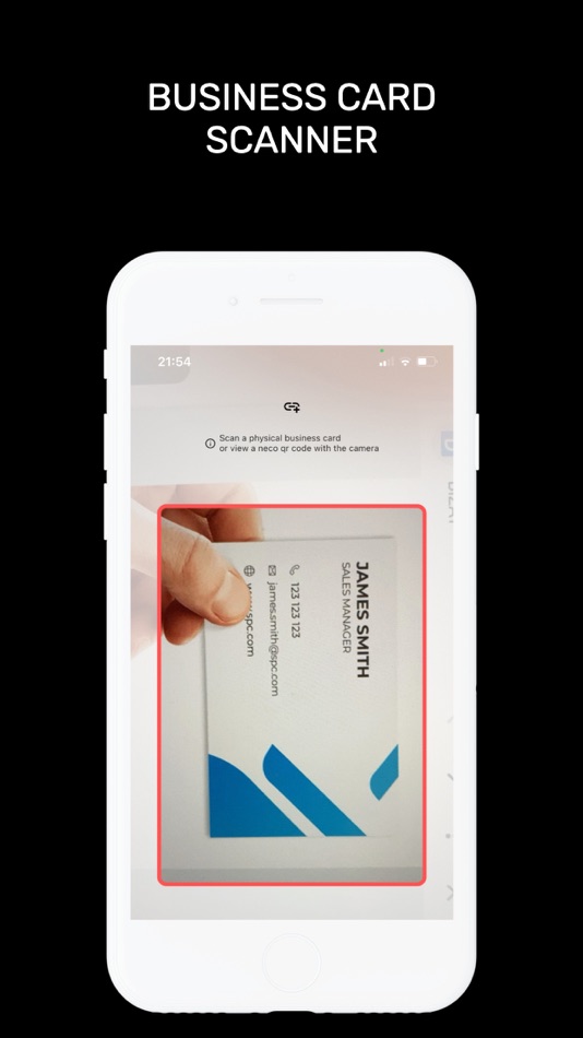 #3. neco - digital business card (iOS) Podle: CYTE Technologies AG