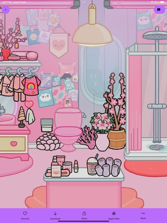 Screenshot #5 pour Purple Toca kuromi House Ideas