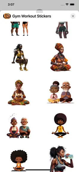Game screenshot Gym Workout Stickers apk