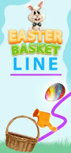 Easter Basket Line Draw screenshot #1 for iPhone