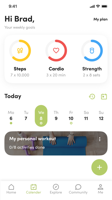Oxygen Fitness Screenshot