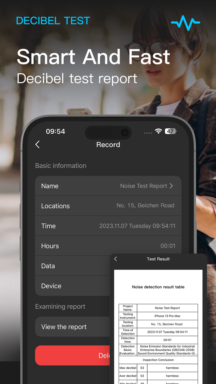 DB-Decibel sound level meter