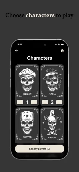 Game screenshot Mafia: Cards for the game hack