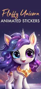 Fluffy Unicorn - Animated screenshot #1 for iPhone