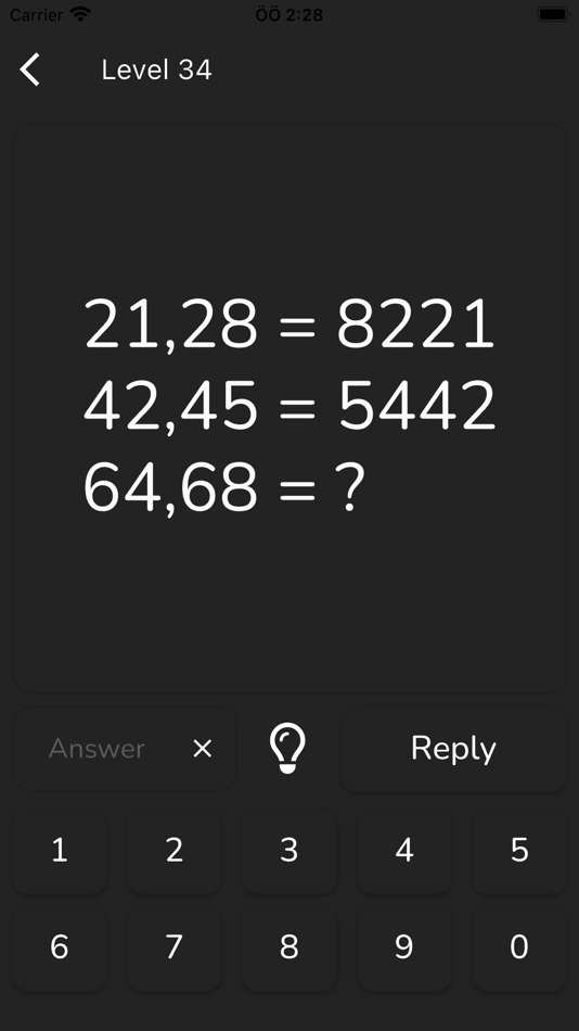 #3. Math Puzzle - Brain Riddles (iOS) By: Huseyin Sahinli