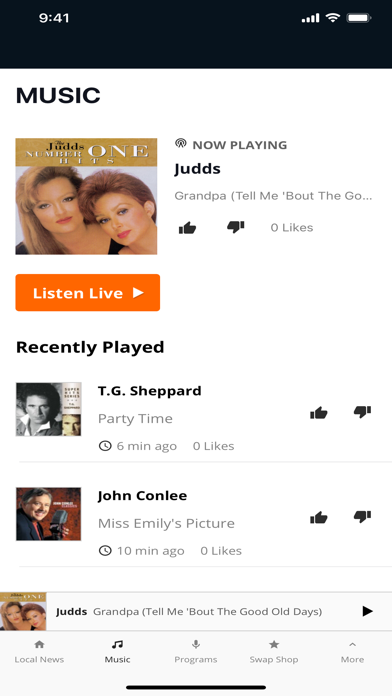 WFTG 1400 AM and 106.9 FM Screenshot