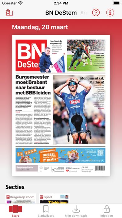 BN DeStem - Digitale krant Screenshot