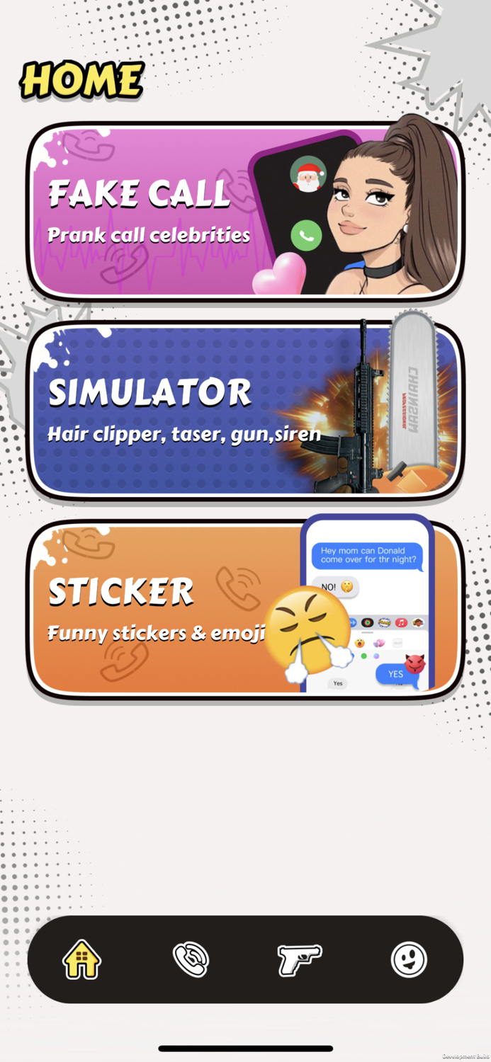 Fake Call and Stickers